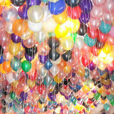 40 helium balloons